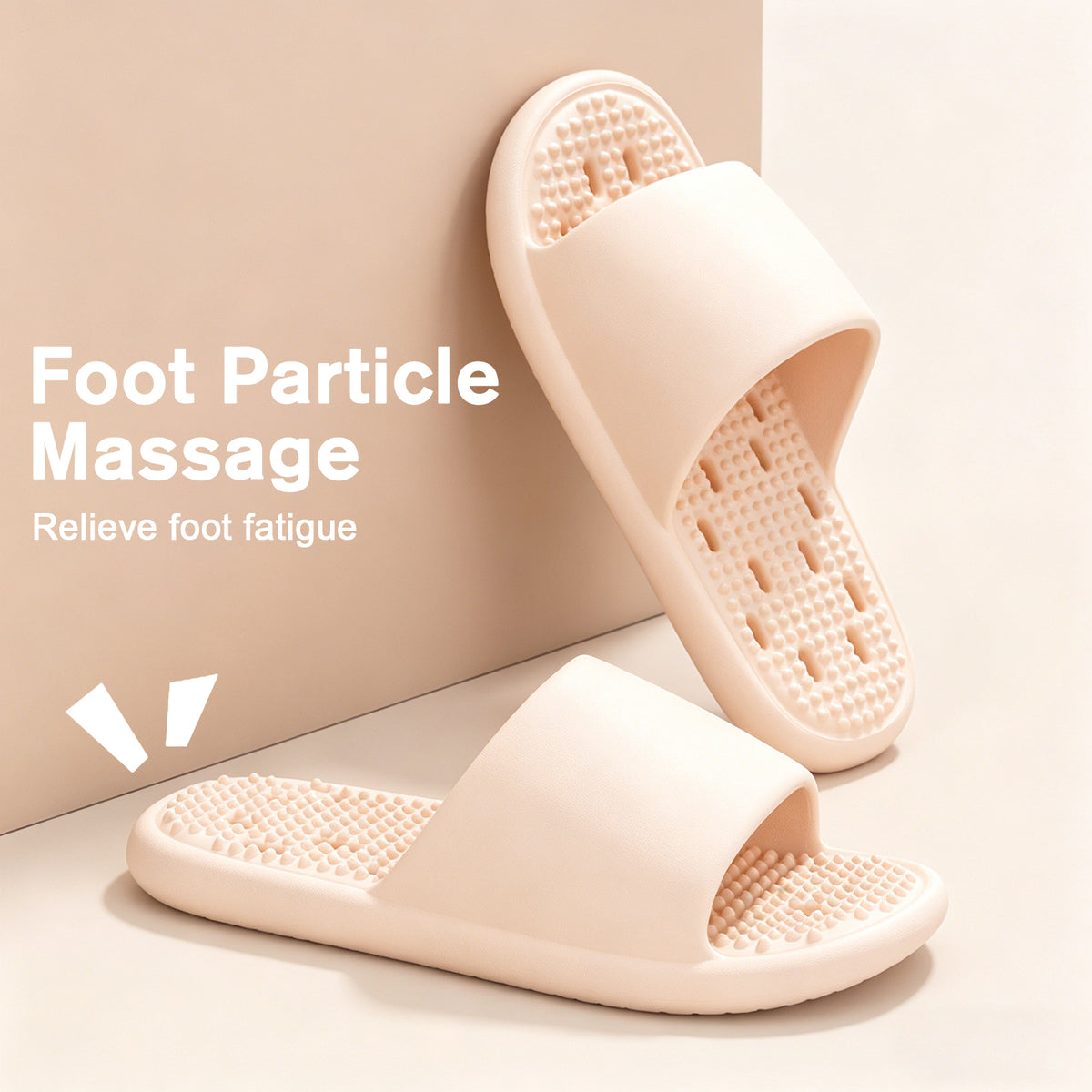 GOEWY Shower Shoes with Drain Holes Massage Granules for Women Men Gym Shower Slippers Slides Quick Drying Bathroom Beach Sandals Lightweight Non-Slip