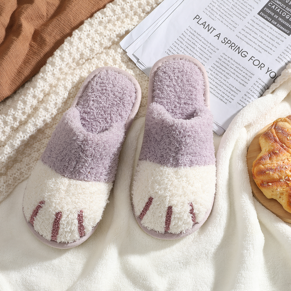 SINNO Cute Animal Slippers for Women Indoor Outdoor Memory Foam House Slipper Soft Warm Cozy Fuzzy Bedroom Non-Slip Shoes Christmas Gift ladies