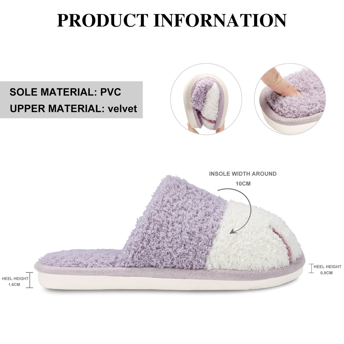 SINNO Cute Animal Slippers for Women Indoor Outdoor Memory Foam House Slipper Soft Warm Cozy Fuzzy Bedroom Non-Slip Shoes Christmas Gift ladies
