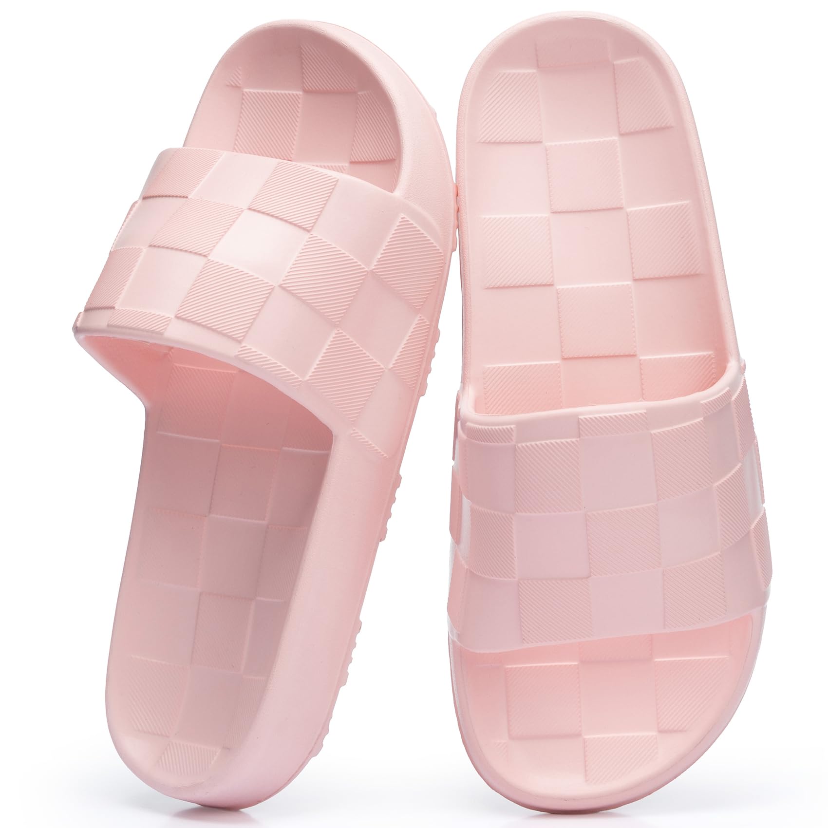 GOEWY Cloud Womens Sandals - Bathroom Shower Shoes - Non Slip House Slippers - Lightweight Beach Slides Essentials for Home Travel Pool Gym
