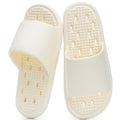 GOEWY Shower Shoes with Drain Holes Massage Granules for Women Men Gym Shower Slippers Slides Quick Drying Bathroom Beach Sandals Lightweight Non-Slip