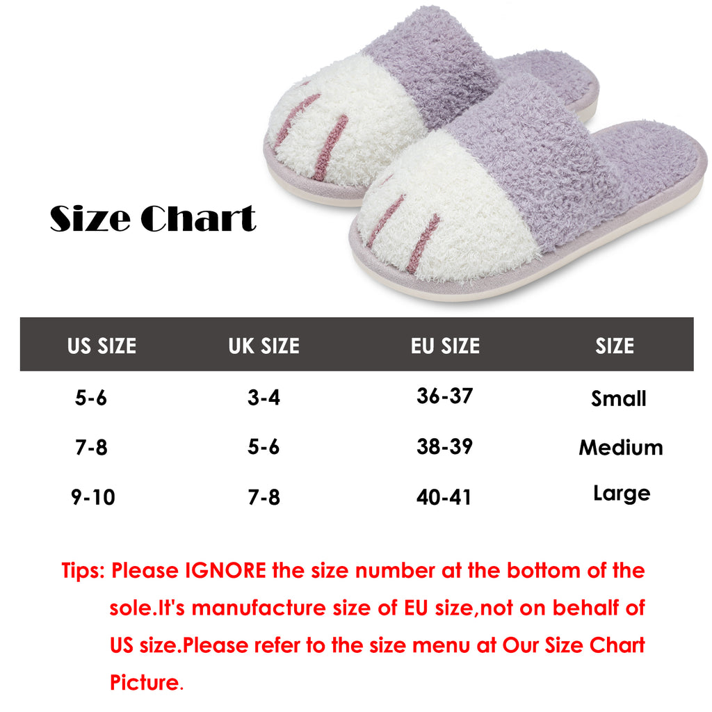 SINNO Cute Animal Slippers for Women Indoor Outdoor Memory Foam House Slipper Soft Warm Cozy Fuzzy Bedroom Non-Slip Shoes Christmas Gift ladies