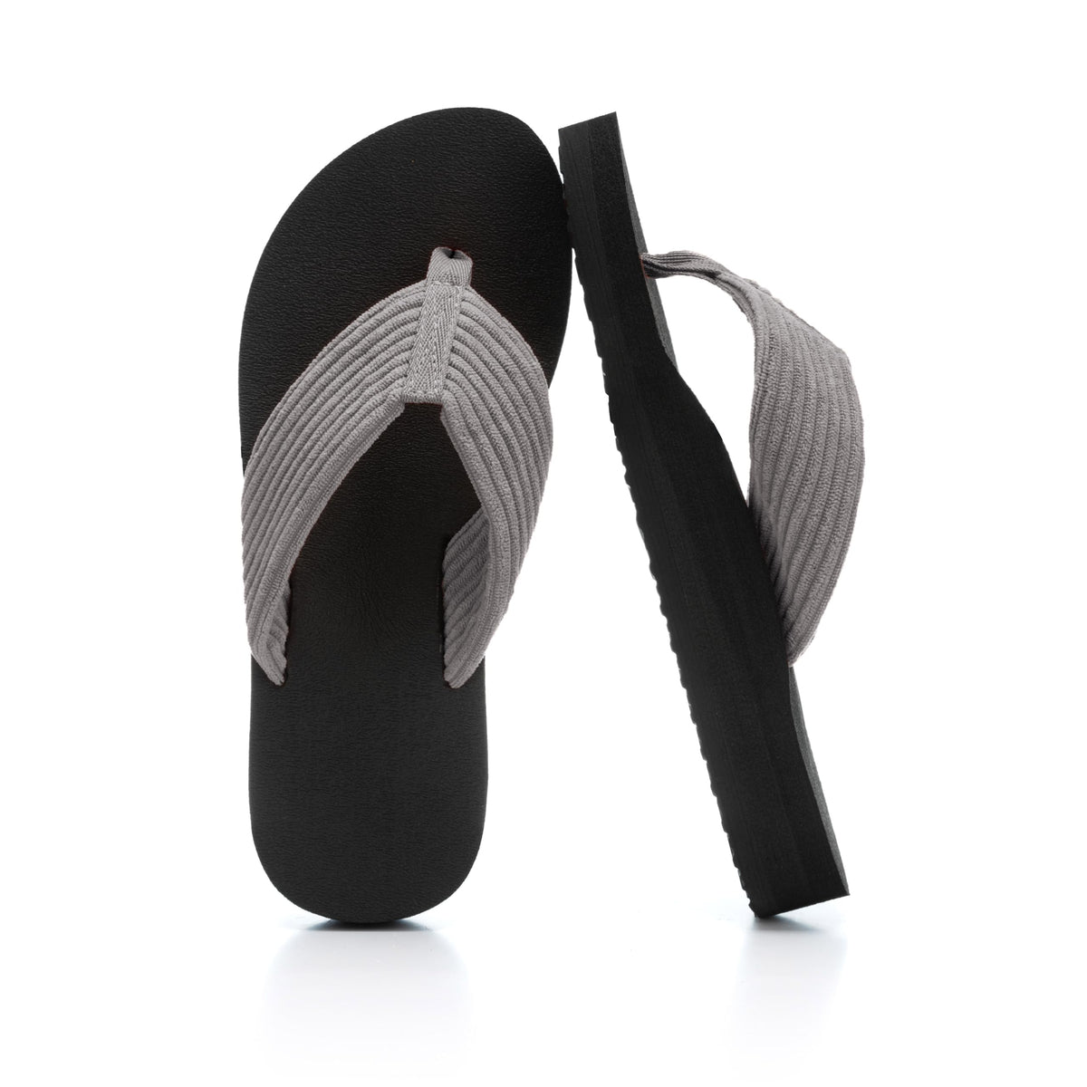 GOEWY Flip Flops for Women With Arch Support Womens Sandals Comfortable Yoga Mat Corduroy Summer Beach Walking Thong Slides Shoes Slip On Indoor Outdoor