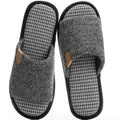 GOEWY Mens Cozy Memory Foam Slippers Indoor Outdoor Gifts for Men Slip On House Shoes Anti-skid Soft Open Toe Slippers
